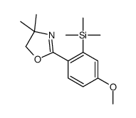 [2-(4,4-dimethyl-5H-1,3-oxazol-2-yl)-5-methoxyphenyl]-trimethylsilane Structure