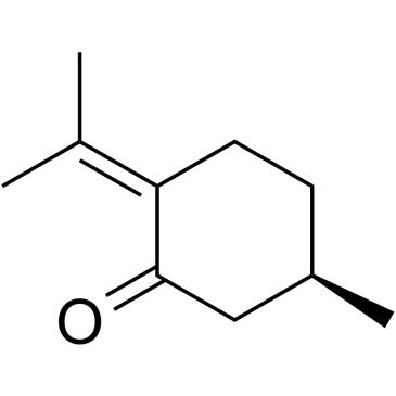 蒲勒酮， 胡薄荷酮，长叶薄荷酮结构式
