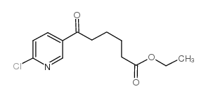 ETHYL 6-(6-CHLORO-3-PYRIDYL)-6-OXOHEXANOATE结构式