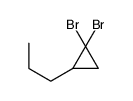 1,1-dibromo-2-propylcyclopropane结构式