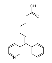 7-phenyl-7-pyridin-3-ylhept-6-enoic acid结构式