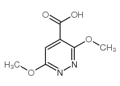 3,6-二甲氧基哒嗪-4-羧酸结构式