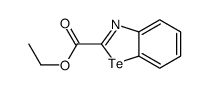 ethyl 1,3-benzotellurazole-2-carboxylate Structure
