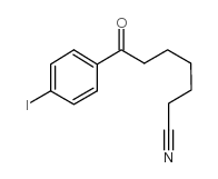 7-(4-iodophenyl)-7-oxoheptanenitrile结构式