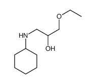 1-(cyclohexylamino)-3-ethoxypropan-2-ol结构式