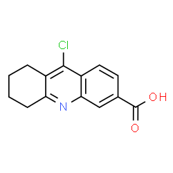9-chloro-5,6,7,8-tetrahydroacridine-3-carboxylic acid Structure