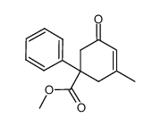methyl 3-methyl-5-oxo-1-phenylcyclohex-3-ene-1-carboxylate结构式