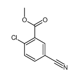 2-氯-5-氰基苯甲酸甲酯结构式