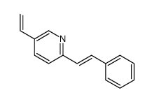 5-ethenyl-2-(2-phenylethenyl)pyridine Structure