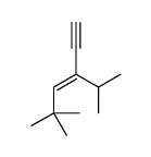 5,5-dimethyl-3-propan-2-ylhex-3-en-1-yne结构式