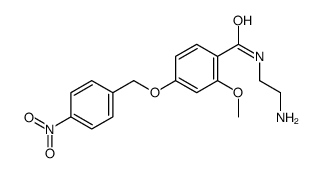 N-(2-aminoethyl)-2-methoxy-4-[(4-nitrophenyl)methoxy]benzamide结构式
