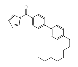 imidazol-1-yl-[4-(4-octylphenyl)phenyl]methanone Structure