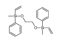 ethenyl-[2-(ethenyl-methyl-phenylsilyl)oxyethoxy]-methyl-phenylsilane结构式
