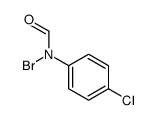 N-bromo-N-(4-chlorophenyl)formamide Structure