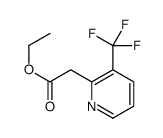 ethyl 2-[3-(trifluoromethyl)pyridin-2-yl]acetate结构式