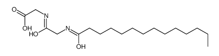 2-[[2-(tetradecanoylamino)acetyl]amino]acetic acid结构式