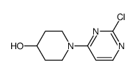 1-(2-chloropyrimidin-4-yl)piperidin-4-ol结构式