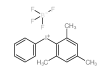 均三甲苯基(苯基)碘鎓四氟硼酸盐结构式