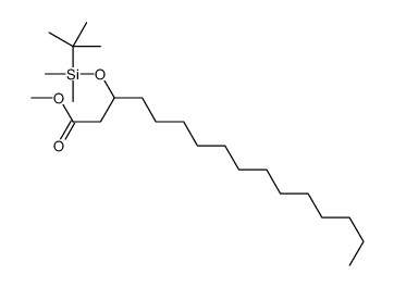 methyl 3-[tert-butyl(dimethyl)silyl]oxyhexadecanoate Structure