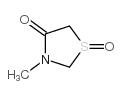 4-Thiazolidinone,3-methyl-,1-oxide(9CI) Structure