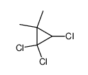 1,1,2-trichloro-3,3-dimethylcyclopropane Structure