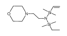 N-(ethyldimethylsilyl)-N-(dimethyl(vinyl)silyl)-2-morpholinoethanamine Structure
