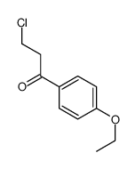 3-chloro-1-(4-ethoxyphenyl)propan-1-one Structure