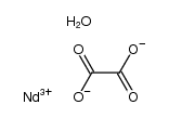 neodymium(III) oxalate decahydrate Structure