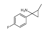 1-(4-Fluorophenyl)-2-methylcyclopropanamine Structure