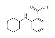 2-环己基氨基苯甲酸结构式