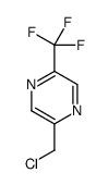 2-(Chloromethyl)-5-(trifluoromethyl)pyrazine结构式