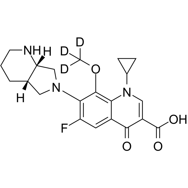 Moxifloxacin-d3 Structure