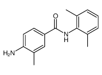 4-amino-N-(2,6-dimethylphenyl)-3-methylbenzamide结构式