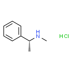 (R)-N-甲基-1-苯基乙胺盐酸盐结构式
