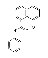 N-phenyl-8-hydroxy-1-naphthamide结构式