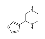 2-Thiophen-3-yl-piperazine Structure