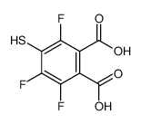 3,4,6-trifluoro-5-sulfanylphthalic acid Structure
