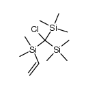 chloro[dimethyl(vinyl)silyl]bis(trimethylsilyl)methane Structure