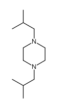 1,4-bis(2-methylpropyl)piperazine结构式