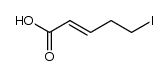 trans-5-iodo-2-pentenoic acid Structure
