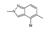 4-溴-2,5-二甲基-2H-吲唑结构式