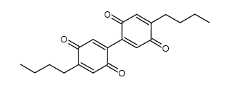 5,5'-dibutyl-2,2'-bis-p-benzoquinone结构式