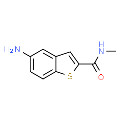 5-Amino-N-methyl-1-benzothiophene-2-carboxamide Structure