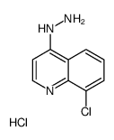 8-氯-4-肼基喹啉盐酸盐结构式