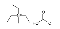 hydrogen carbonate,triethyl(methyl)azanium Structure