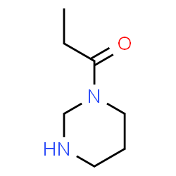 1-(Tetrahydro-1(2H)-pyrimidinyl)-1-propanone结构式