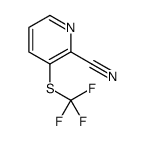 3-[(Trifluoromethyl)sulfanyl]-2-pyridinecarbonitrile Structure