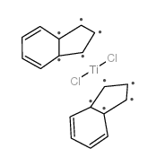二氯双(茚基)钛(IV)结构式