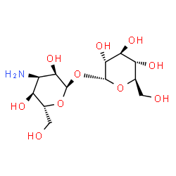 α-D-Glucopyranosyl 3-amino-3-deoxy-α-D-allopyranoside结构式