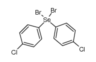 dibromo-bis-(4-chloro-phenyl)-λ4-selane结构式